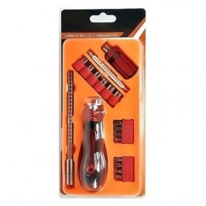 TUFEYO 18 Parça Tamir Onarım Lokma Seti Tornavida Seti Tamir Onarım Kiti