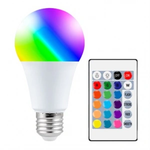 TUFEYO 9w Uzaktan Kumandalı 15 Farklı Renk Seçenekli Led Ampul