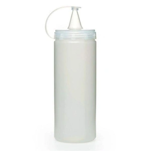 TUFEYO Şeffaf Kapaklı Sızdırmaz Yağlık Sosluk Şişesi Plastik Yağdanlık 400 ml AP-9028