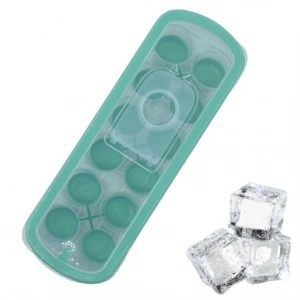 TUFEYO Silikon Tabanlı Yapışmaz Kolay Çıkabilen 12Li Buz Kalıbı