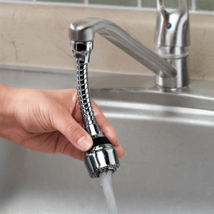 TUFEYO Turbo Flex 2 Aşamalı Plastik Esnek Musluk Başlığı Pratik Tak Kullan