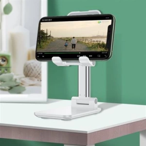 TUFEYO Pembe Aynalı Cep Telefonu Sabitleyici Stand Katlanabilir Ayarlanabilir Telefon Standı