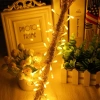 TUFEYO 10 Metre 100 Ledli 8 Fonksiyonlu Dekoratif Lambader Sarı Lamba