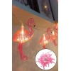 TUFEYO 10lu Pilli Led Flamingo Dekoratif Işık Zinciri Aydınlatma 1,5 Mt