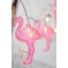 TUFEYO 10lu Pilli Led Flamingo Dekoratif Işık Zinciri Aydınlatma 1,5 Mt