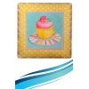 TUFEYO Decotown Duvar Panosu 40*40 Cup Cake Muffin Motifli Duvar Süsü