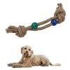TUFEYO Diş Kaşıma İpi Köpek Oyuncağı Diş Güçlendirme Temizleme İpi Köpek Oyun Halatı