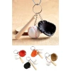 TUFEYO Gerçekçi Beyzbol Tasarımlı Şık Anahtarlık Kolye Çanta Süsü Baseball Keychain