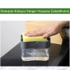 TUFEYO İkisi Bir Arada  Basmalı Pratik Sıvı Sabunluk Pompası ve Bulaşık Yıkama Süngeri Haznesi