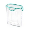 TUFEYO Kilitli Kapaklı Contalı Hava,Su Sıvı Geçirmez 2,4 Litre Erzak Saklama Kabı-SA590