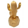 TUFEYO Led Işıklı Sevimli Kaktüs Dekoratif Masa Lambası Mini Biblo Gece Lambası-GOLD