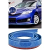 TUFEYO Mavi 2,5 Metre Araba Oto Ön Tampon Koruyucu Kauçuk Pratik Tampon Şerit Bant Döşeme Kiti