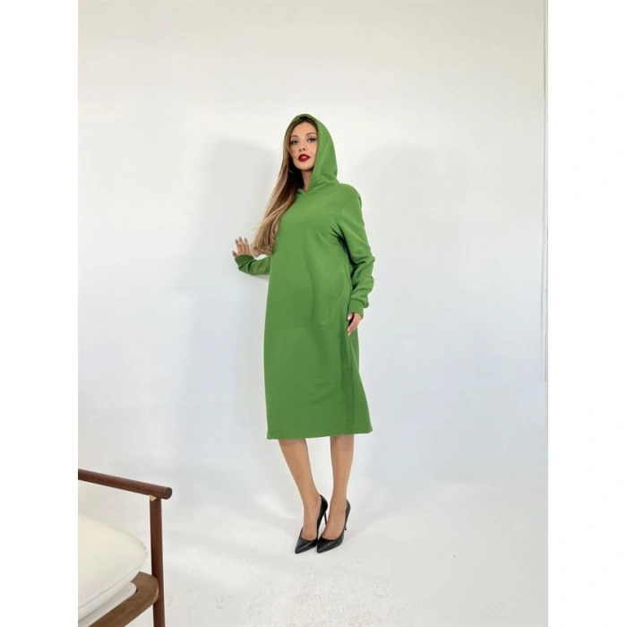 5574 UZUN SWEAT-YEŞİL