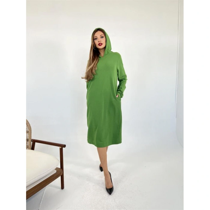 5574 UZUN SWEAT-YEŞİL