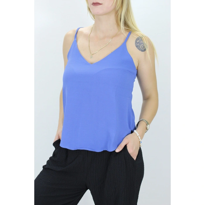 Ayrobin Askılı Bluz Mavi - 127.650.