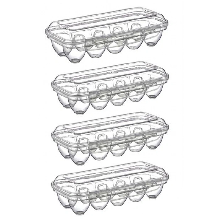 TUFEYO 10 Bölmeli Kilitli Kapaklı Yumurtalık Saklama Kutusu YU110