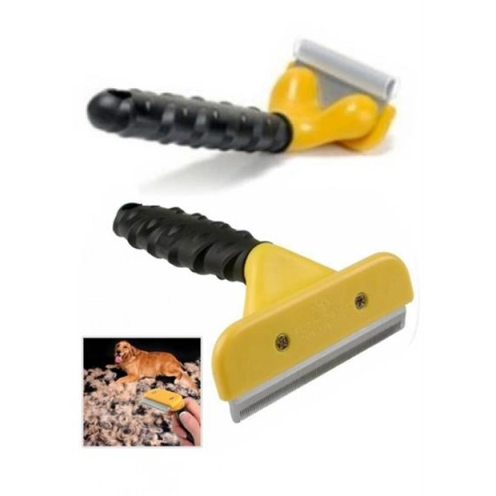 TUFEYO 10 cm Kedi Köpek Tarağı Fırçası Tüy Alıcı Toplayıcı Tarak Fırça