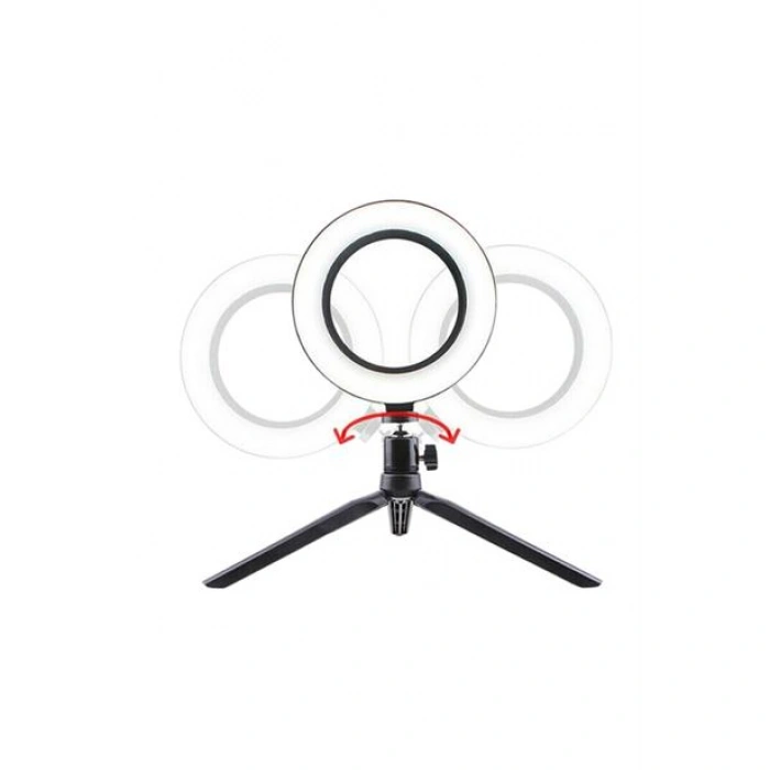 TUFEYO 10inç 26cm Youtube Instagram Tiktok Selfie  Stüdyo Video Fotoğraf Ring Light  Tripod Led Hal