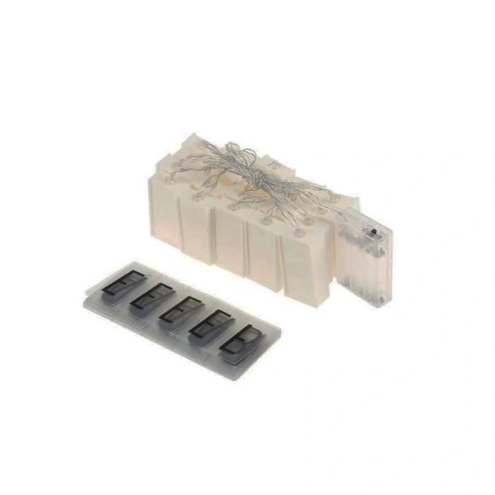 TUFEYO 10lu Lightbox Işıklı Harf Mesaj Panosu Dekoratif  Harf Işık Zinciri