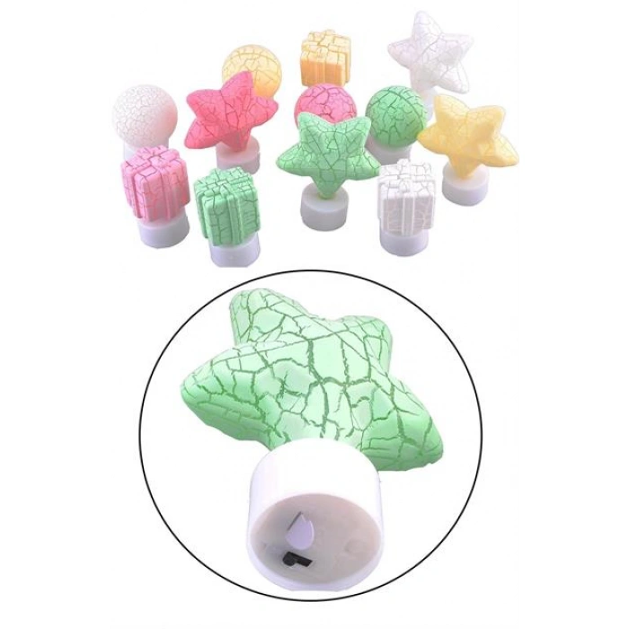 TUFEYO 12 Adet Süper Parlak Tasarruflu Led Işıklı Lamba Dekoratif Objeler