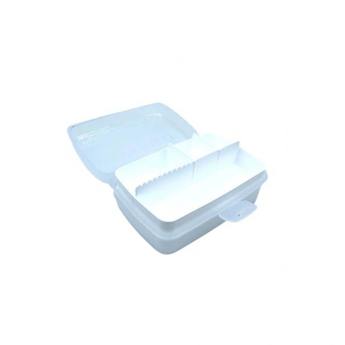 TUFEYO 12 Bölmeli Çok Amaçlı Takı Toka Kutusu Dikiş Kutusu Kapaklı Organizer Kutusu Bölmeli Kutu