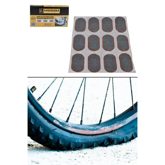 TUFEYO 13lü Bisiklet Motorsiklet İç Lastik Yaması Soğuk Yapıştırıcılı