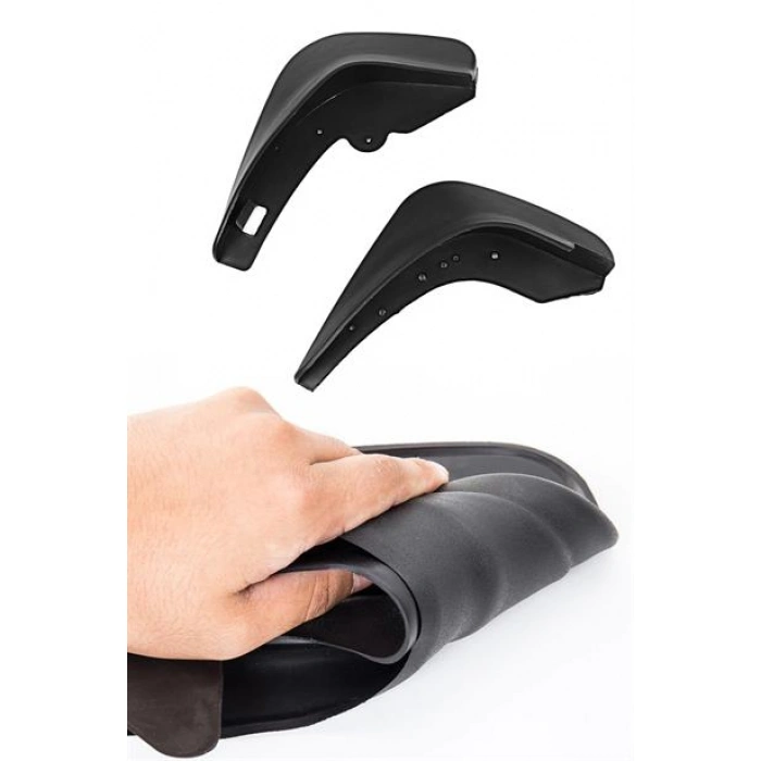 TUFEYO 2 Adet Ön veya Arkaya Uygun Çamur Önleyici Paçalık 32 x19 cm