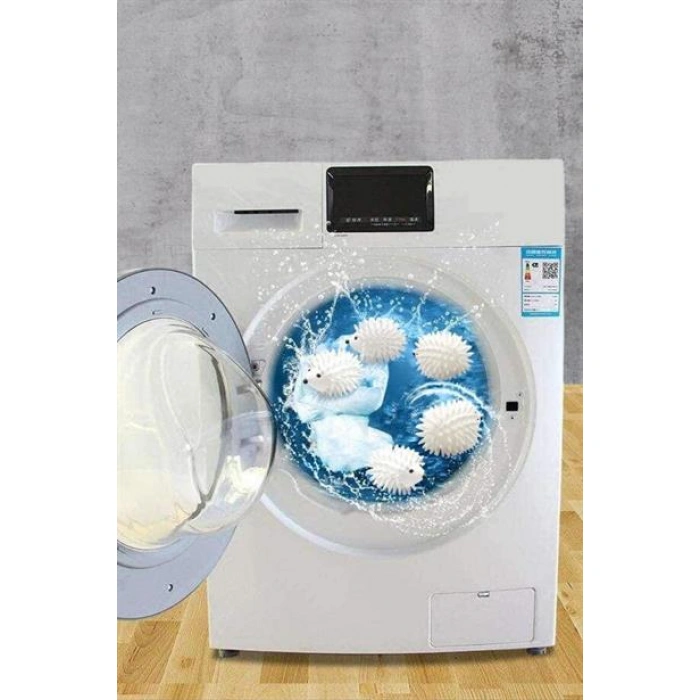 TUFEYO 2Li Kirpi Model Tüy Toplayıcı Kırışık Önleyici Çamaşır Kurutma Topu