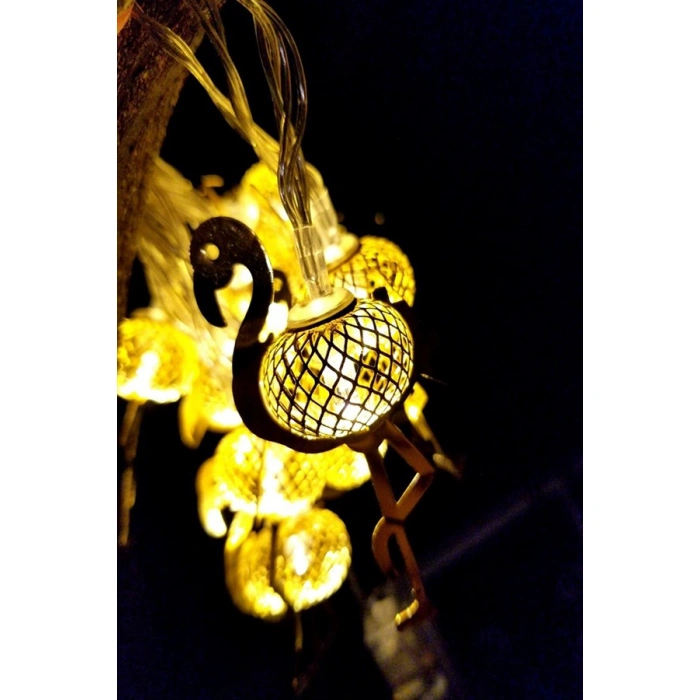 TUFEYO 2 Metre Pilli İnce Tel Led Işık Zinciri Parti Aydınlatma