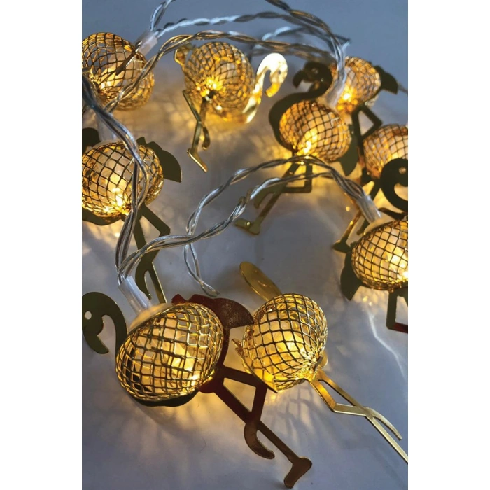 TUFEYO 2 Metre Pilli İnce Tel Led Işık Zinciri Parti Aydınlatma