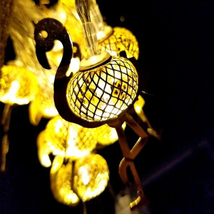 TUFEYO 2 Metre Pilli İnce Tel Led Işık Zinciri Parti Aydınlatma