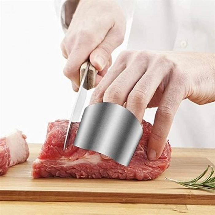 TUFEYO 2li Metal Parmak Koruyucu Hızlı ve Güvenli Kesme Paslanmaz Çelik Koruyucu Aparat