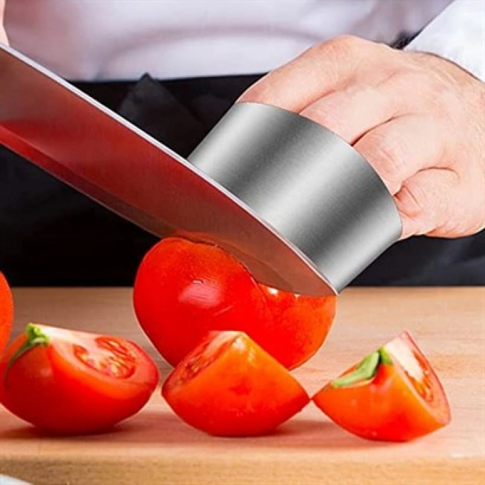 TUFEYO 2li Metal Parmak Koruyucu Hızlı ve Güvenli Kesme Paslanmaz Çelik Koruyucu Aparat