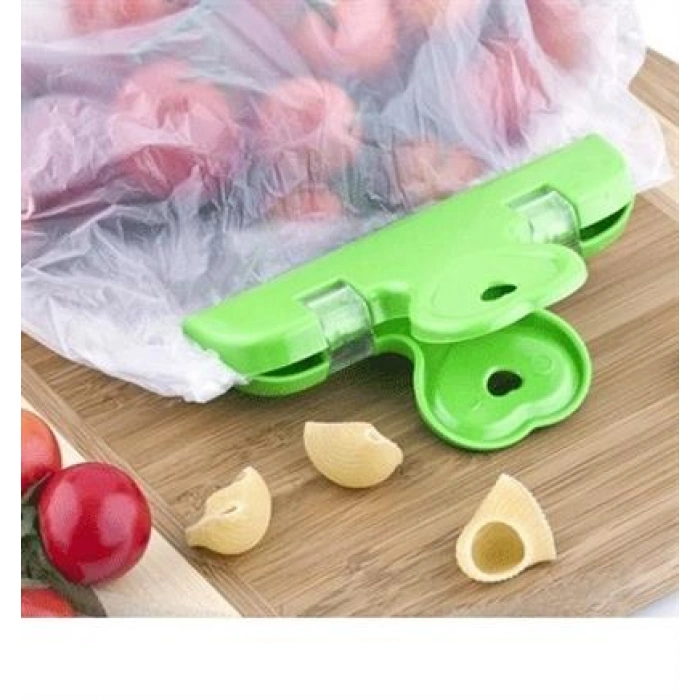 TUFEYO 2li Pratik Torba Paket Ve Poşet Kapatıcı Kilitli Klips Mandal