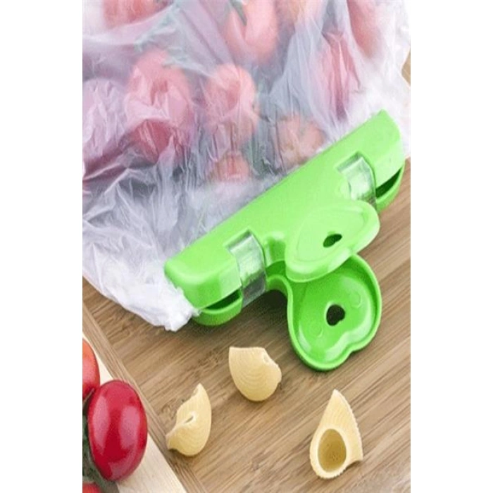 TUFEYO 2li Pratik Torba Paket Ve Poşet Kapatıcı Kilitli Klips Mandal