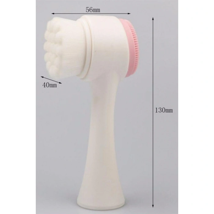 TUFEYO 2li Set Çift Taraflı Cilt Temizleme Fırçası ve Yeşim Taşı Çift Taraflı Cilt Masaj Aleti