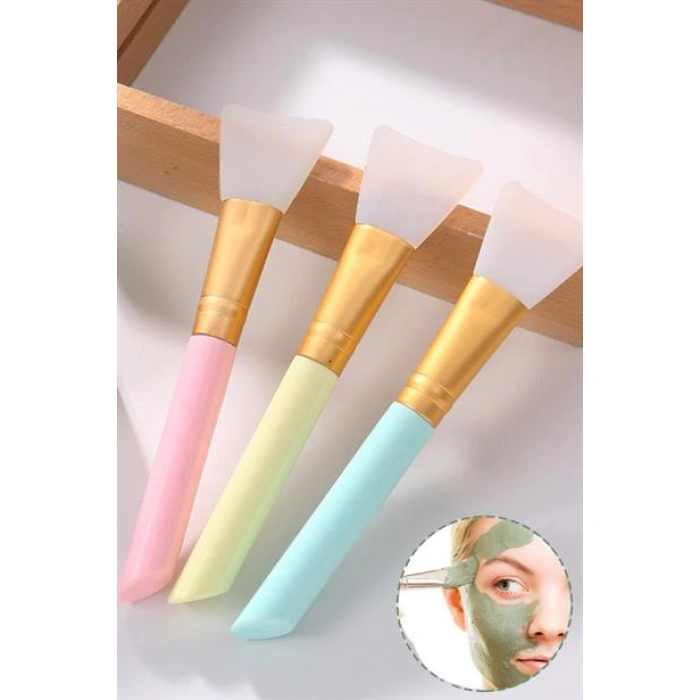 TUFEYO 2li Silikon Temizlemesi Kolay Kullanılabilen Yüz Cilt Bakımı Maske Ve Krem Spatulası