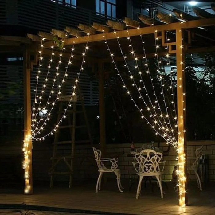 TUFEYO 2x2 Metre 320 Led 8 Fonskiyonlu Dekoratif Led Günışığı Perde