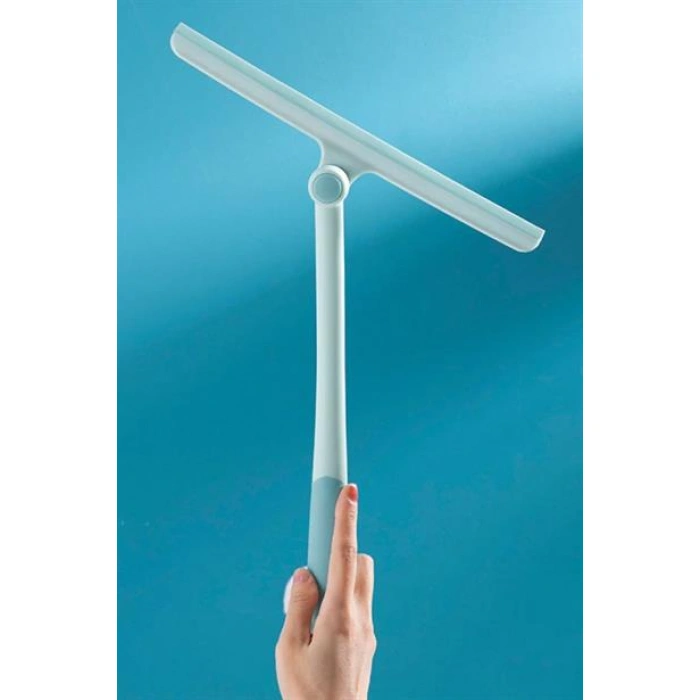 TUFEYO 360 Derece Döner Başlıklı Cam Sil Çok Amaçlı Pratik Cam Ayna Fayans Silme Aparatı