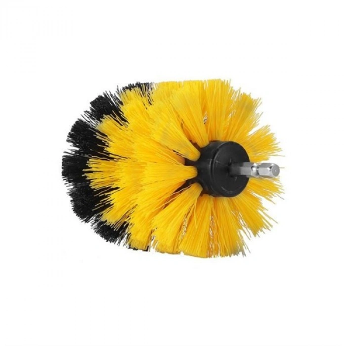 TUFEYO 3lü Matkap Ucu Banyo Küvet Duşakabin Araba Tekerliği Koltuk Yıkama Temizleme Fırçası Seti