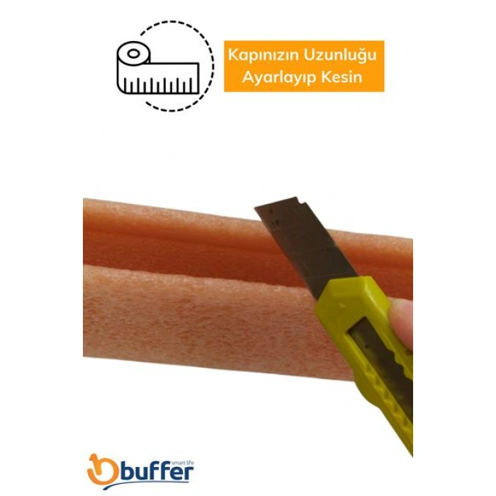 TUFEYO  4 Adet Kapı Toz Rüzgar Önleyici Isı Yalıtımı Sağlayan Sızdırmaz Strafor