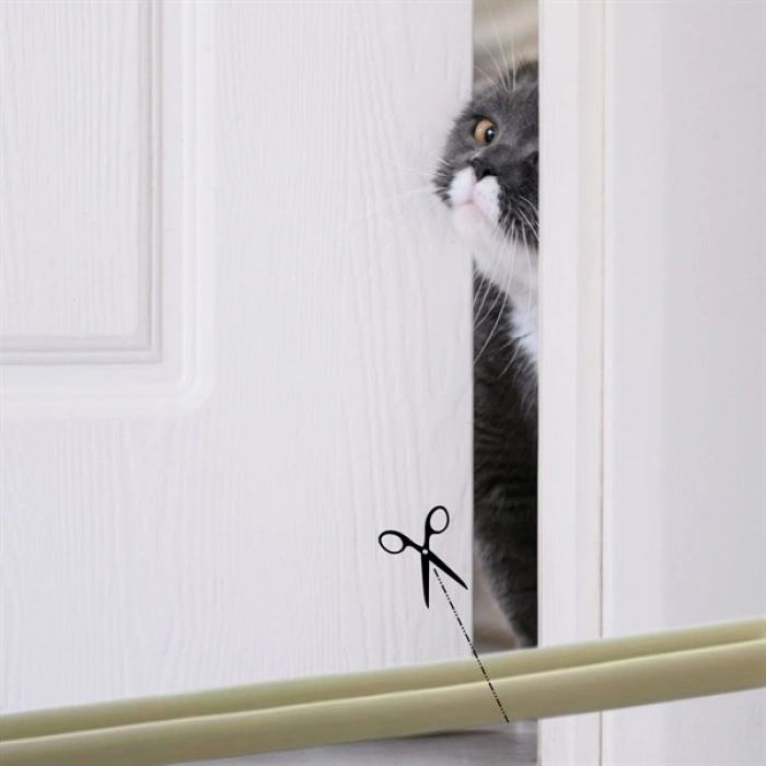 TUFEYO  4 Adet Kapı Toz Rüzgar Önleyici Isı Yalıtımı Sağlayan Sızdırmaz Strafor