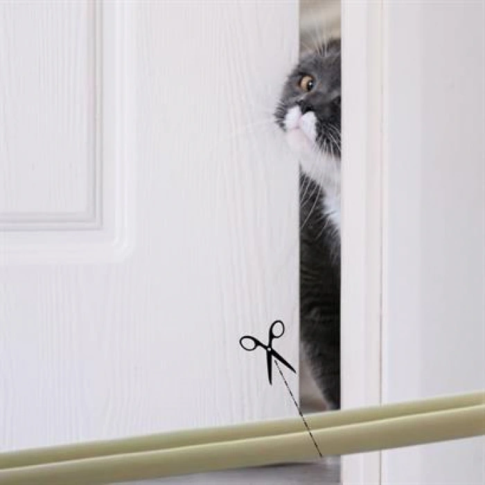 TUFEYO  4 Adet Kapı Toz Rüzgar Önleyici Isı Yalıtımı Sağlayan Sızdırmaz Strafor