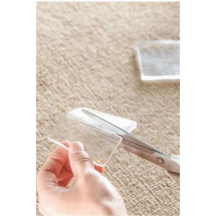 TUFEYO 4 Adet Silikon Şeffaf Koltuk Mobilya Masa Beyaz Eşya Yazıcı Koruyucu Kaydırmaz  Dayanıklı Pe