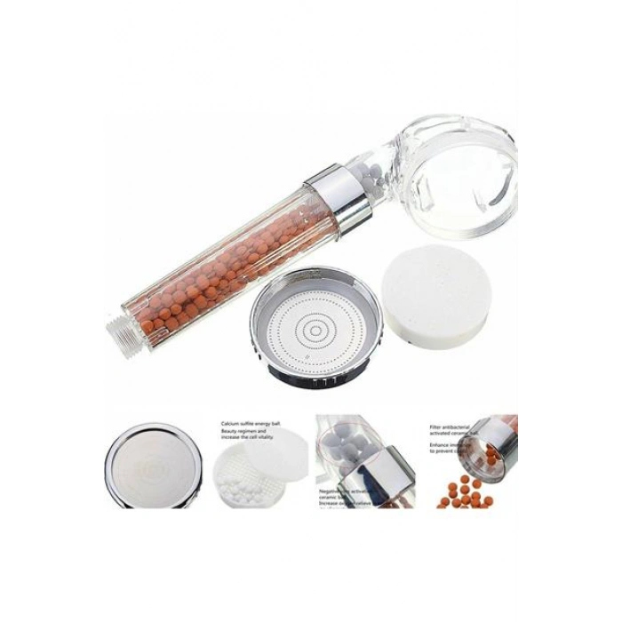 TUFEYO %50 Su Tasarruflu ve Arıtmalı Doğal Taşlı Banyo El Duş Başlığı