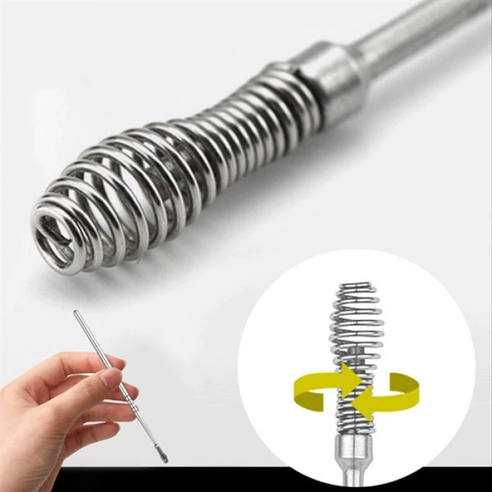 TUFEYO 6 Parça Paslanmaz Çelik Kulak Balmumu Toplayıcı Çıkarıcı Temizleyici Bakımı Çubuk Seti