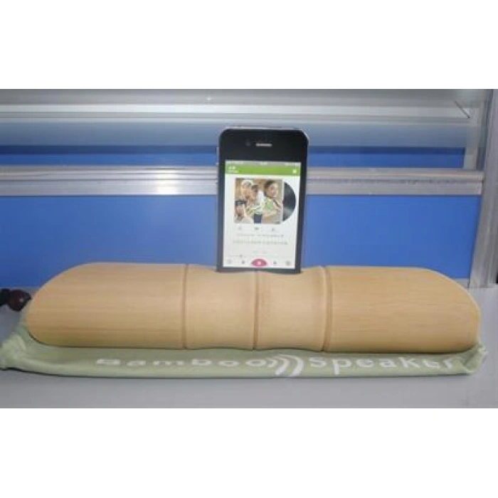 TUFEYO 6 x 1 cm Girişli Kılıflı Bambu Ağacı Akustik Ses Yükseltici Aparat