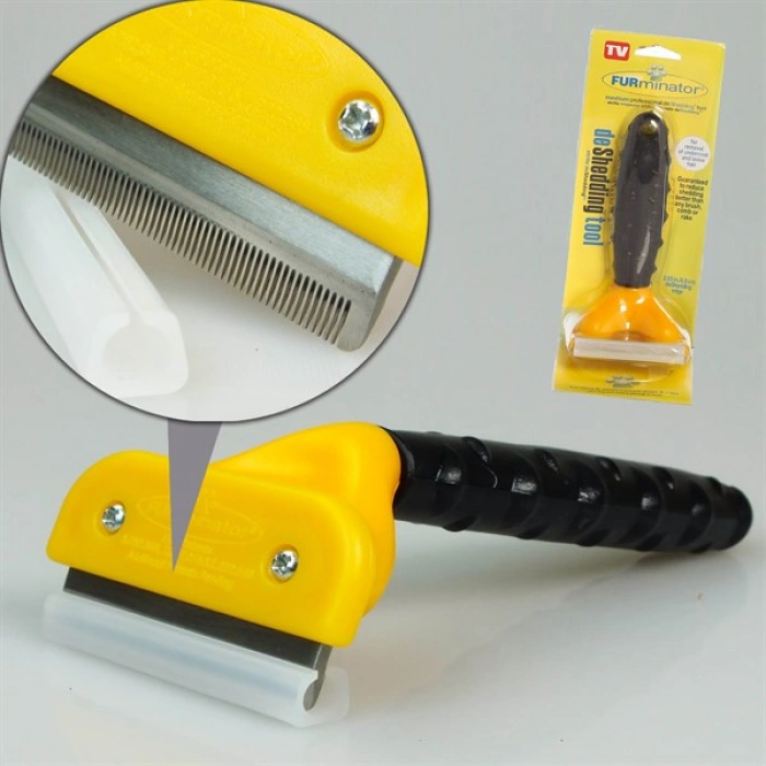 TUFEYO 7 cm Kedi Köpek Tarağı Fırçası Tüy Alıcı Toplayıcı Tarak Fırça