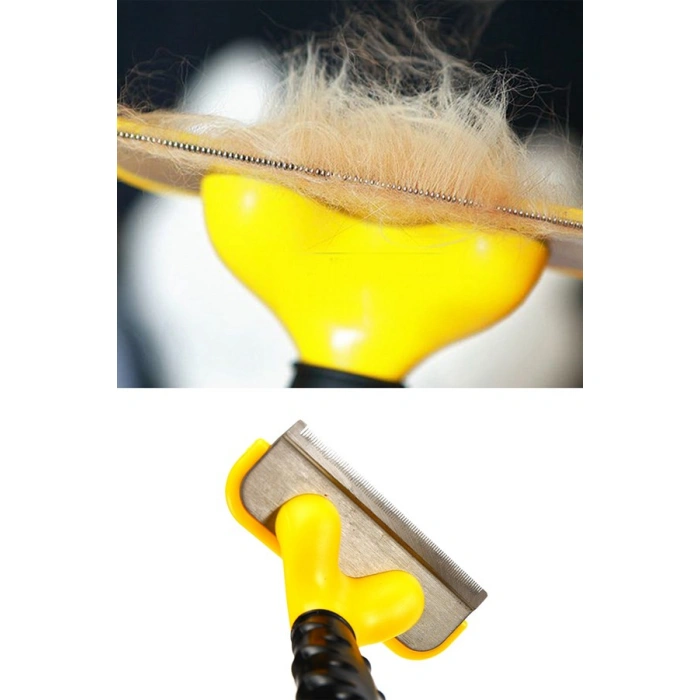 TUFEYO 7 cm Kedi Köpek Tarağı Fırçası Tüy Alıcı Toplayıcı Tarak Fırça