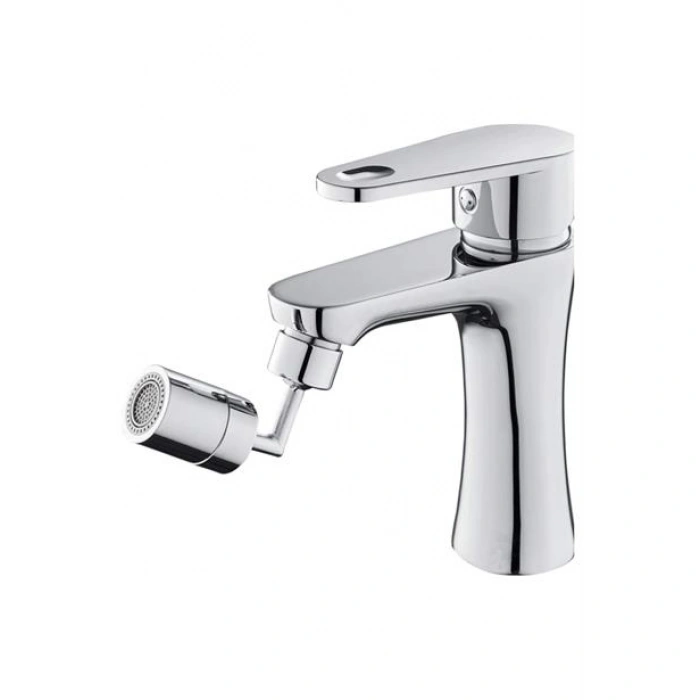 TUFEYO  720 Derece Dönebilen 4 Filtreli Tüm Musluk Tipleri İle Uyumlu Montaj Aparatlı Musluk Başlık